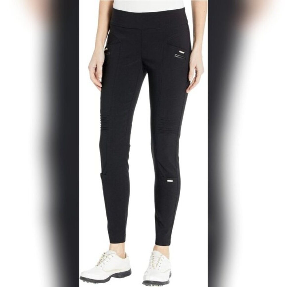 Jamie Sadock Athletic Golf Preppy Control Top Panel Skinnylicious Ankle Pants 6